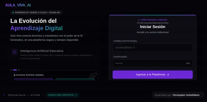 Captura de Aula Viva AI